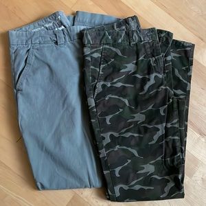 Bundle Gap broken in straight khakis